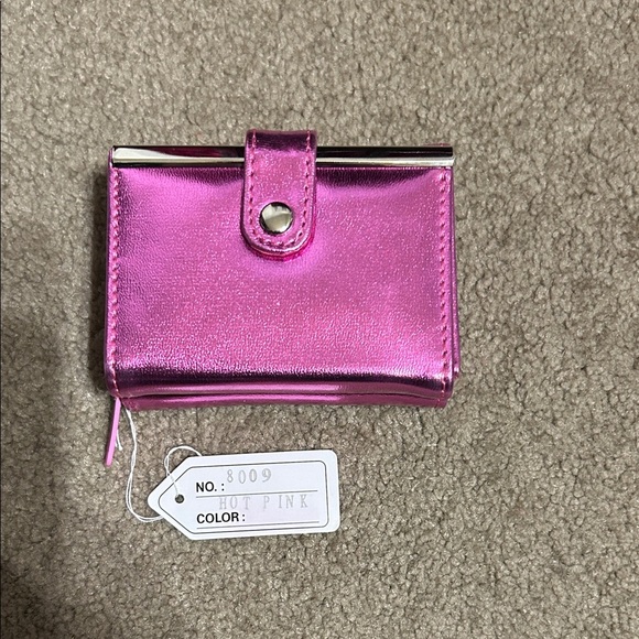 Metallic Pink Wallet - Picture 1 of 5